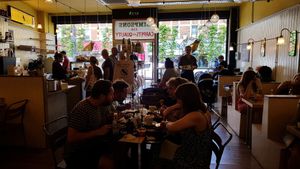 Inside at Blackbird Bakery in South West London