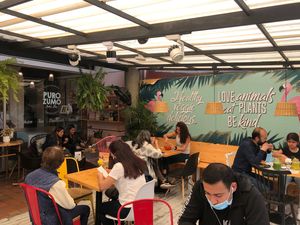Terraza cubierta at Puro Zumo in Bogota