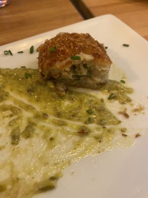 Had a croquette  at La Voladora in Alicante