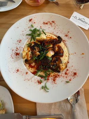 Kartoffelsuppe at La Voladora in Alicante