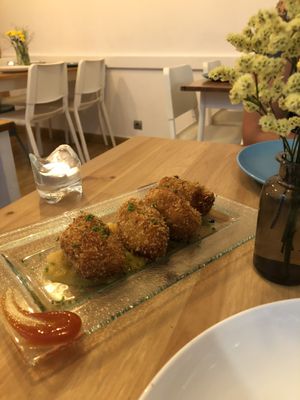 Sweet potato croquetas  at La Voladora in Alicante