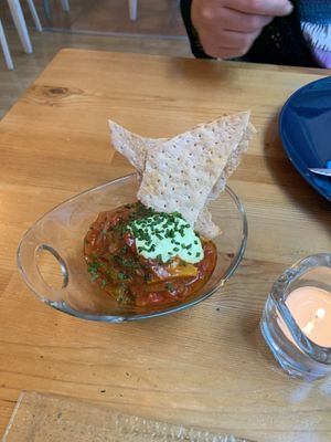 Nachos at La Voladora in Alicante