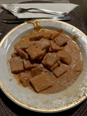 Testaroli cantinone  at In Unzaja in Savona