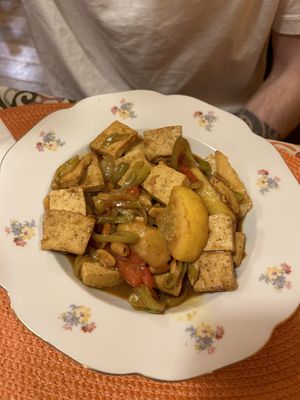 Tofu thai  at In Unzaja in Savona