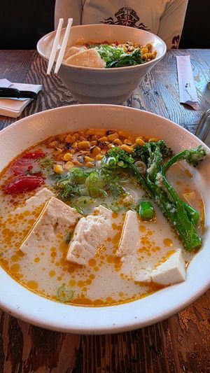 Beta was with the fat noodles at Beshock Ramen in San Diego