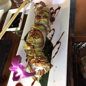 vegan dragon  at Sushi Nekosan in La Jolla