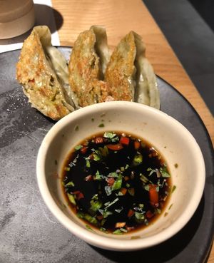 Yasai Vegetable Gyoza   at LGW - Wagamama - ST in Horley