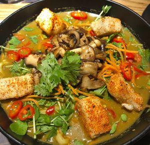 Kare burosu ramen  at LGW - Wagamama - ST in Horley