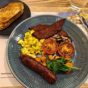 Full vegan breakfast  at LGW - Wagamama - ST in Horley