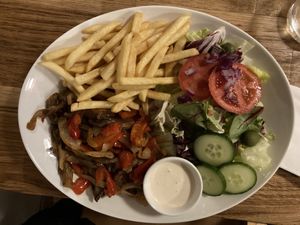 Shawarma at Bar Mundo in Estella