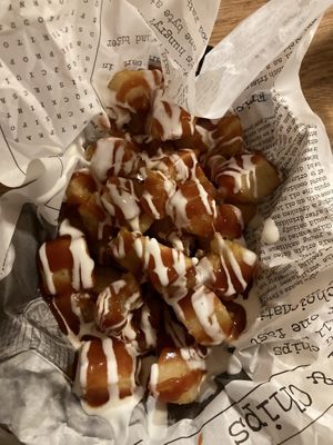 Patatas Bravas at Bar Mundo in Estella