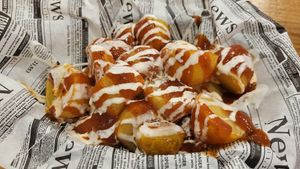 Bravas at Bar Mundo in Estella