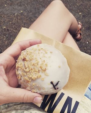 Coconut & lime at Crosstown Doughnuts - Soho in London