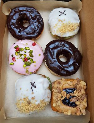 Doughnuts at Crosstown Doughnuts - Soho in London