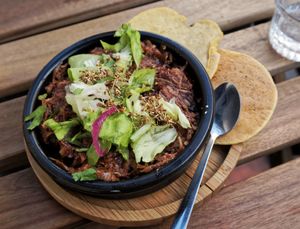 Roasted jackfruit at Les Bols d'Antoine in Paris