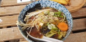 Ramen (would be great to have tofu in it) at Les Bols d'Antoine in Paris