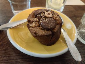 Sweet potato GF "cookie" at Les Bols d'Antoine in Paris