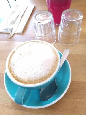 Andes latte, pretty good at Les Bols d'Antoine in Paris