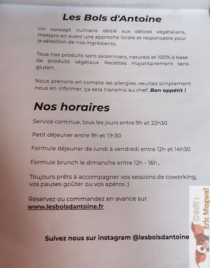 Presentation at Les Bols d'Antoine in Paris