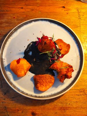 Sweet potatoes croquettes at Les Bols d'Antoine in Paris