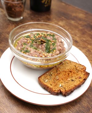 Risotto w/olives at Les Bols d'Antoine in Paris