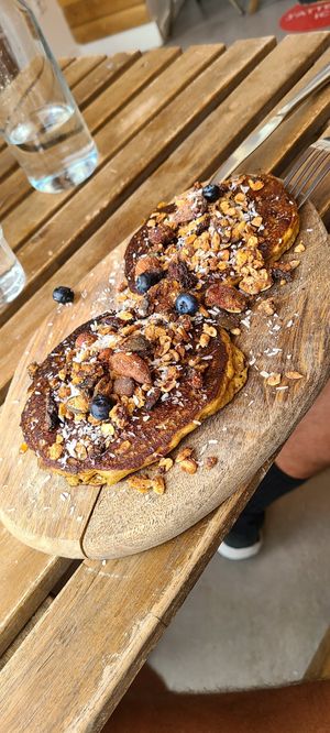 "vegetable" pancakes at Les Bols d'Antoine in Paris