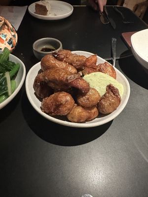 Potatoes  at Old Wharf at MACq 01 Hotel in Hobart