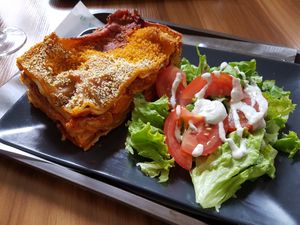Lasagna at The Wild Note in Bordeaux
