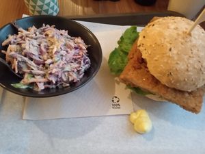 Tex mex with coleslaw at The Wild Note in Bordeaux