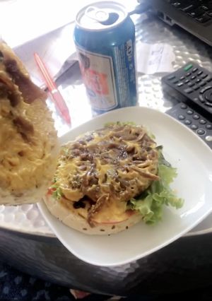 Inside the wild burger at The Wild Note in Bordeaux