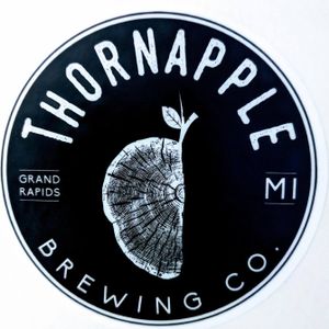 Logo at Thornapple Brewing Company in Grand Rapids