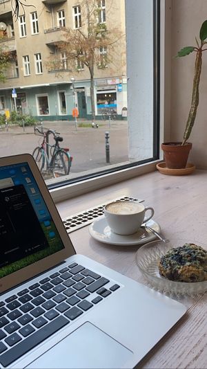   at Cafe Largo in Berlin