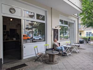 Outside of Cafe Largo at Cafe Largo in Berlin