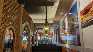 Cafe interior at Jyoti Restaurant - Chungmuro in Seoul