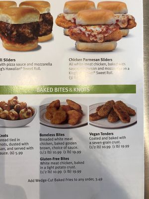 Vegan appetizer at Fresh Brothers - Market Place in Irvine