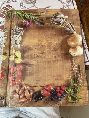 Capa do menu  at Donna Pinha in Santo Antonio Do Pinhal