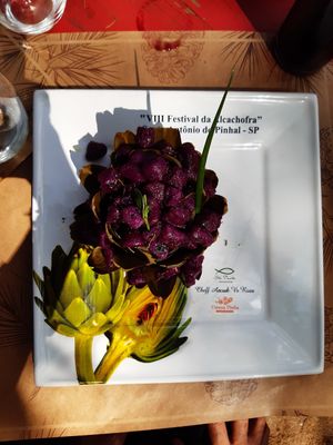 Nhoque especial do VIII Festival da Alcachofra at Donna Pinha in Santo Antonio Do Pinhal