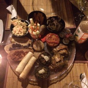 shared appetizer at Haiku in Catania