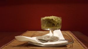 Pistachio ice cream at Haiku in Catania