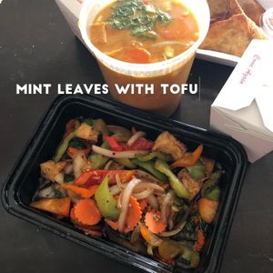 Mint Leaves with Tofu at Thai House in Bakersfield