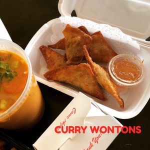 Curry Wontons at Thai House in Bakersfield