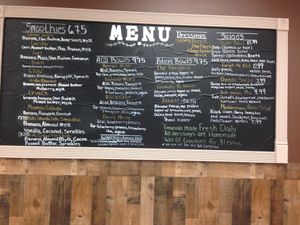 Smoothies JUICE and Salad Menu at Cafe Blossom in Barnegat