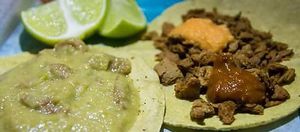 tacos! at Ta'consciente in Playa Del Carmen