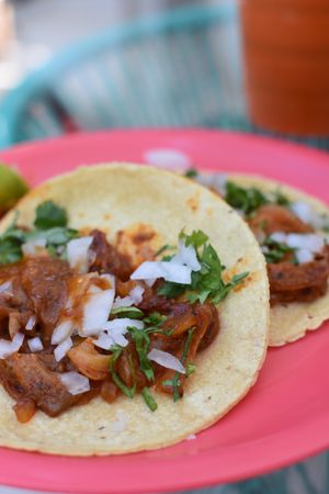 Setas adobadas taco at Ta'consciente in Playa Del Carmen