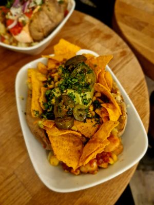 Nachos mexican loaded potato at Erdapfel in Hamburg