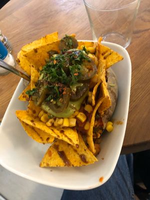 Vegan Mexicano potato at Erdapfel in Hamburg