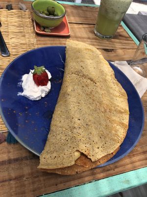Crepes  at Grow Café in Tarifa