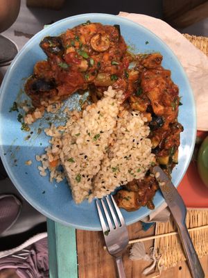 Jack fruit  at Grow Café in Tarifa