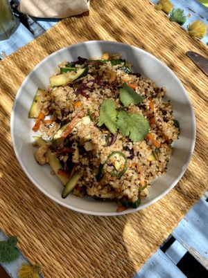 Vegan Wok 🌱  at Grow Café in Tarifa