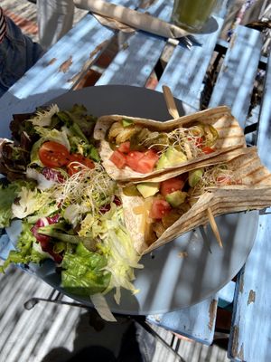 Veggie Burrito 🌯  at Grow Café in Tarifa